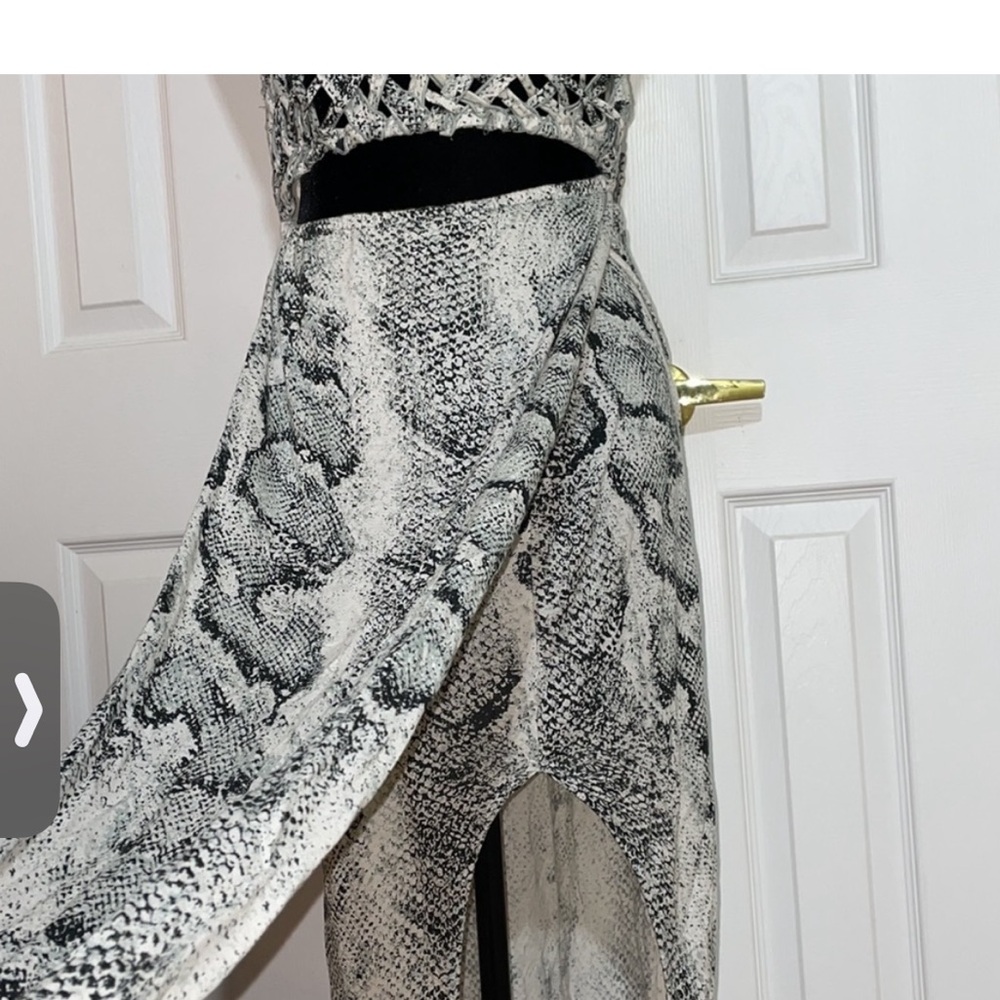 Indah Python Long Sexy Dress, Small - image 6